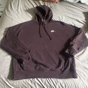 Nike Brown Sweatshirt Hoodie